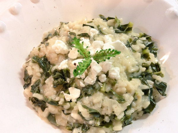 Arròs cremós d’espigalls