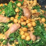 Remenat d’espigalls amb ous ecològics